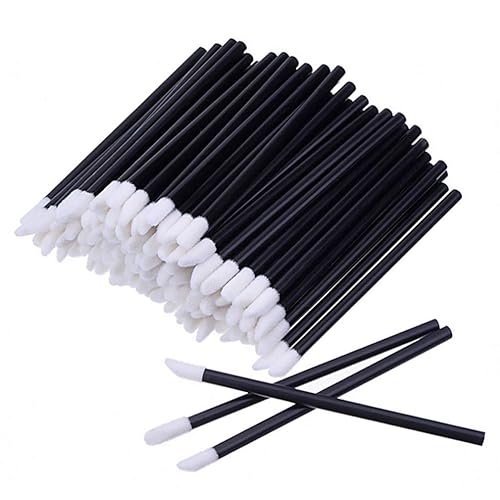 Pimoys Lip Brushes, 200Pcs/Set Disposable Lip Brushes Make Up Brush Lipstick Lip Gloss Wands Applicator Tool Makeup Beauty Tool Kits