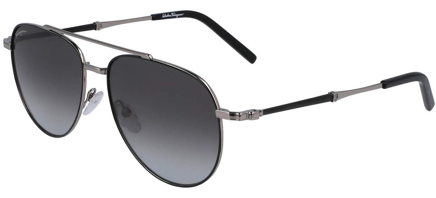Sunglasses FERRAGAMO SF 226 S 086 Black/Light Ruthenium
