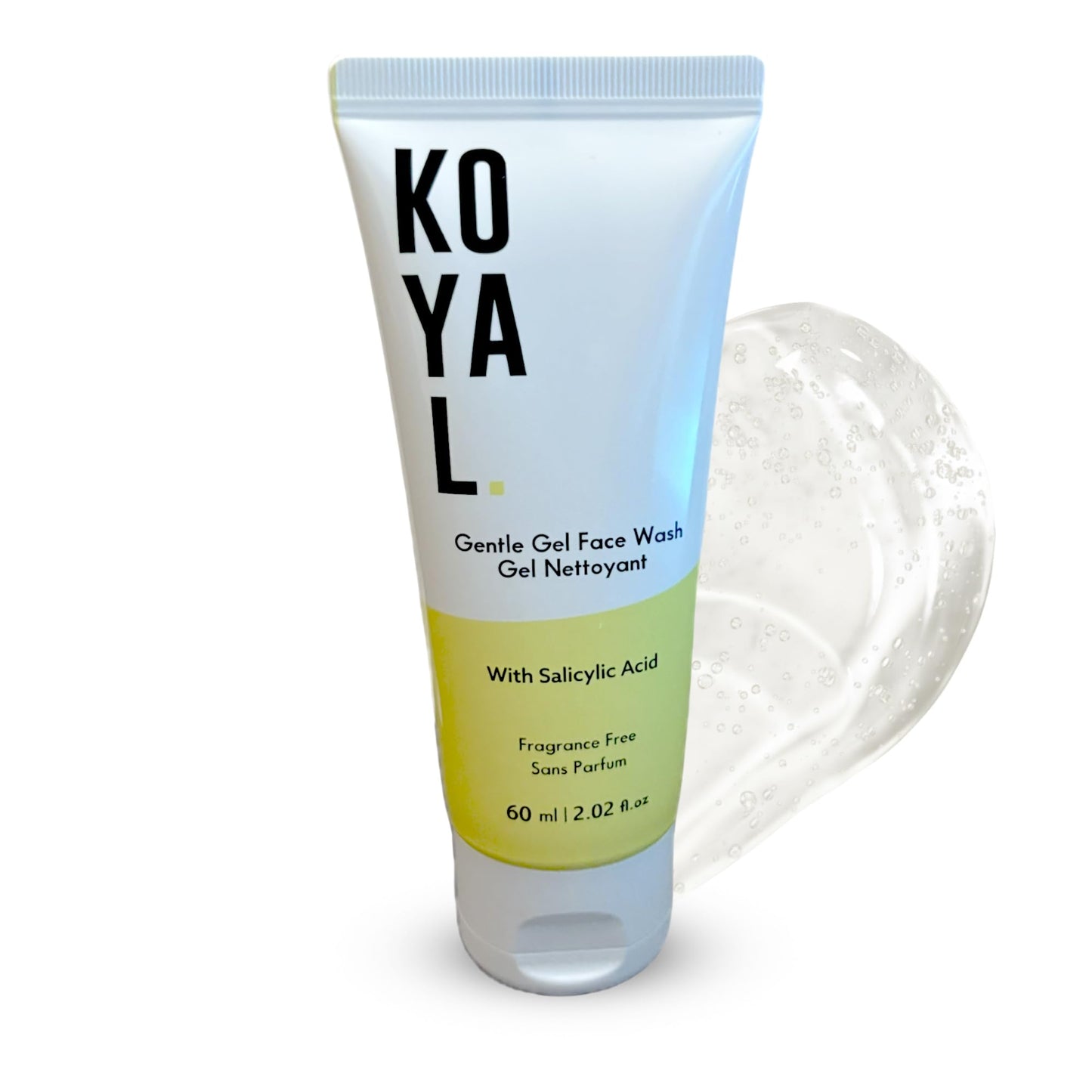 Koyal Beauty Gentle Gel Face Wash for Sensitive Skin - Hydrating Cleanser with Panthenol & Glycerin - Fragrance Free, Vegan, Sulfate Free - Face Wash