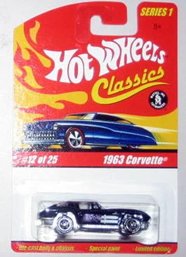 Hot Wheels Classics Series 1 1963 Corvette Black (#12 of 25)