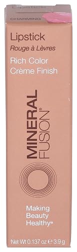 Mineral Fusion Lipstick, Charming,0.137 oz (Pack of 1)