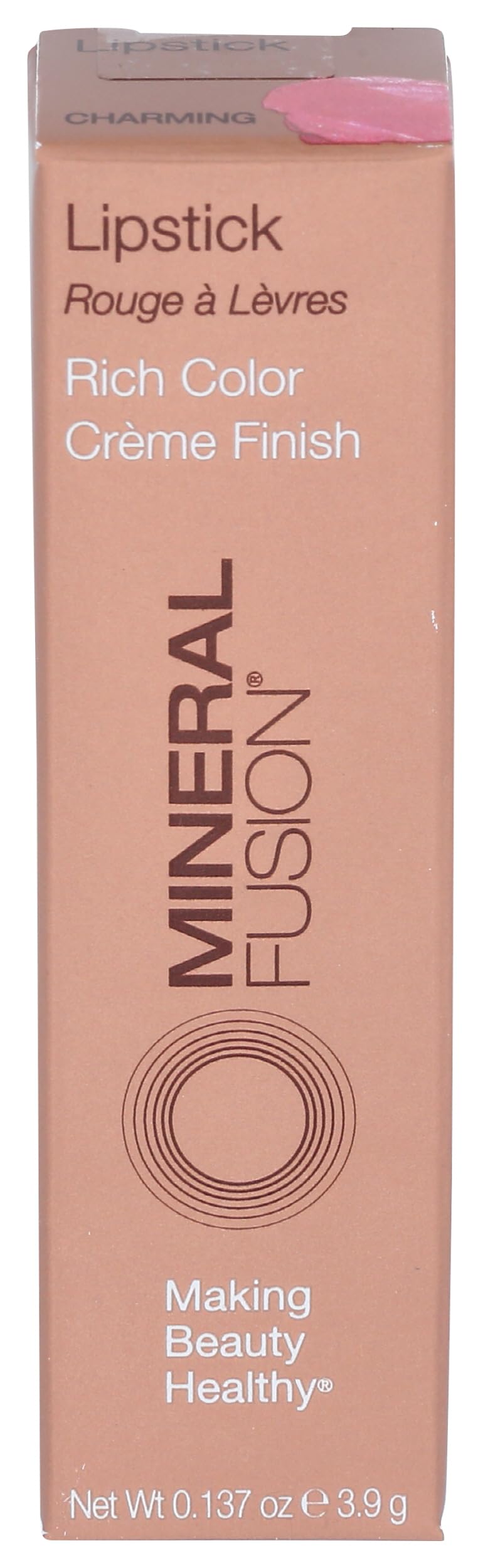 Mineral Fusion Lipstick, Charming,0.137 oz (Pack of 1)