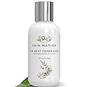 Skin Nation Hydrating Gentle Rosewater Toner with Aloe Vera and Chamomile, Alcohol-Free and Paraben-Free, for Dry, Sensitive, Oily and Combination