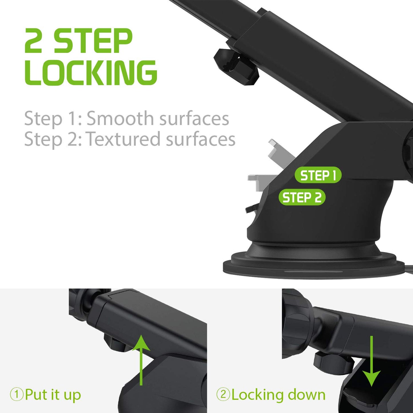 Cellet Windshield/Dash Phone Mount Suction Cup Compatible/Replacement for iPhone 11 Pro Max 11 Pro Xs Xs Max Xr X Samsung Note10 10+ 9 Galaxy S20…