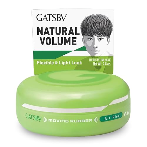 GATSBY Moving Rubber Air Rise Hair Wax - Ultimate Volume & Texture, 80g/2.8oz by mandom