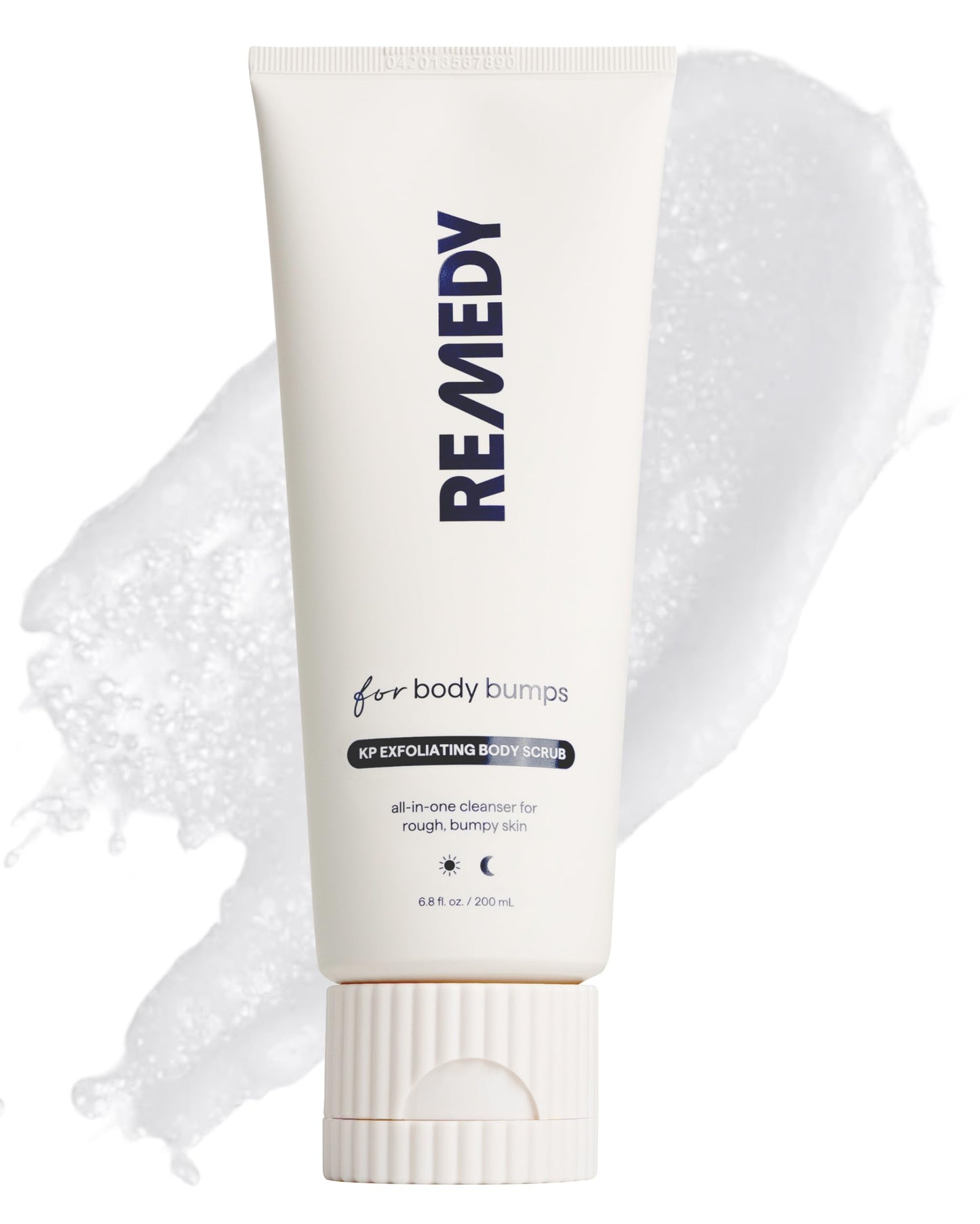 Remedy KP Exfoliating Body Scrub | Keratosis Pilaris and Chicken Skin Treatment with Fine Sugar, Glycolic Acid, Lactic Acid and Squalane | Exfoliating Beauty and Personal Care Remedy Science Default Title