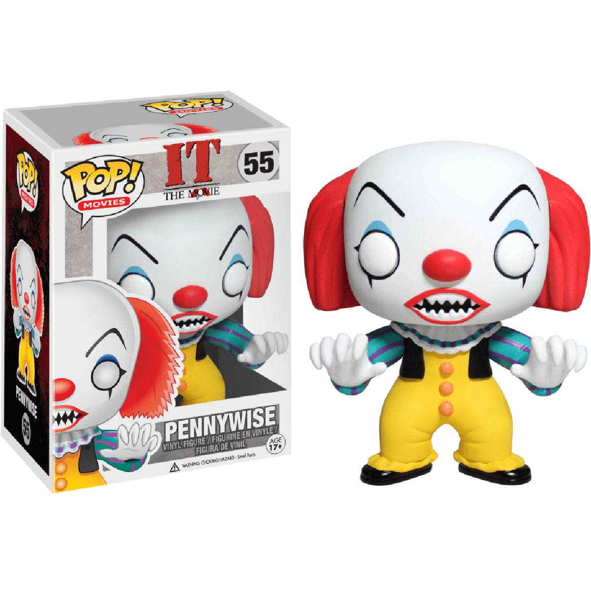 Funko Unknown IT The Movies Pennywise POP Movies N° 55 Vinyl Figure 10 cm