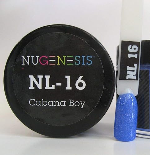 NuGenesis Nail Dipping Powder Color 1.5oz/43g Jar - (NL16 CABANA BOY) Beauty & Personal Care Nugenesis