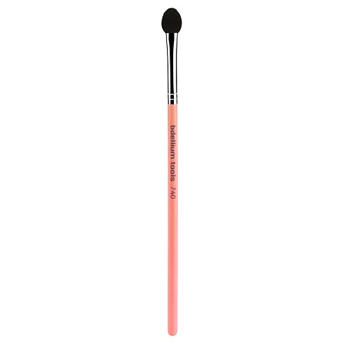 Bdellium Tools Professional Makeup Brush - Pink Bambu Series 740 Sponge Applicator - With Soft Rubycell Foam, For Eyeshadow Application (Pink, 1pc)