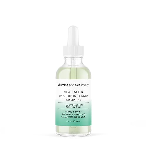 Rejuvenating Skin Serum with Sea Kale & Hyaluronic Acid - Hydrating & Calming Complex for Smooth, Radiant Skin - 2 fl oz