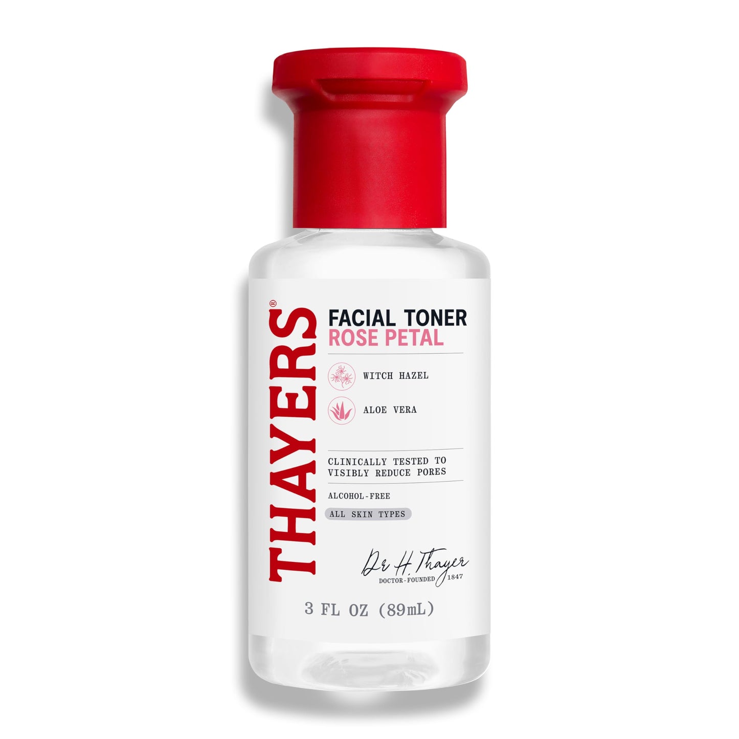 THAYERS Alcohol-Free Rose Petal Witch Hazel Facial Toner for Glowing Skin, Soothing, Hydrating, Refreshing Toner for Normal and Combination Skin, 3oz Beauty and Personal Care THAYERS Default Title