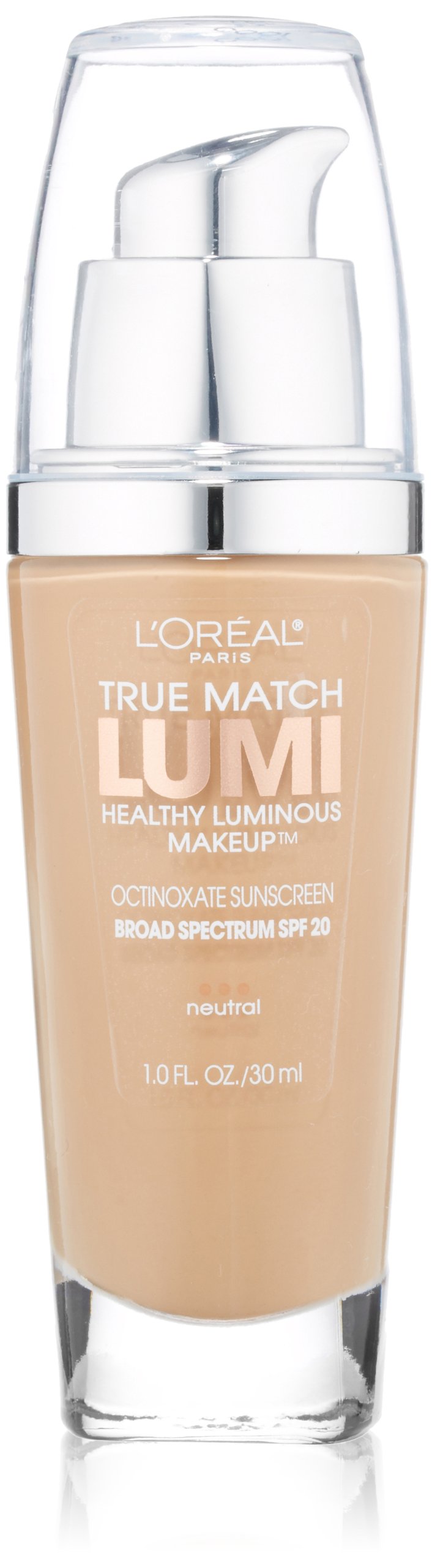 L'Oréal Paris True Match Lumi Healthy Luminous Makeup, N4 Buff Beige, 1 fl. oz.