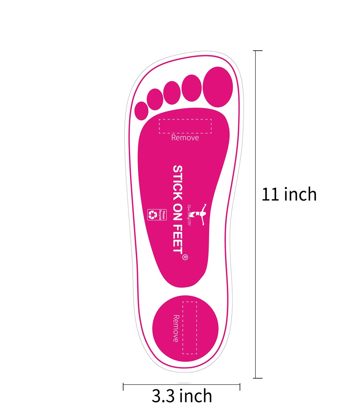STICKONFEET Premium Feet Pads for Spray Tanning - Disposable Spray Tan Feet Pads - Hygienic and Easy-to-Use Foot Protectors Designed for Salons