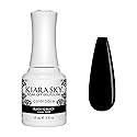 KIARA SKY Soak Off Gel Nail Polish 0.5 fl oz, BLACK TO BLACK (G435)
