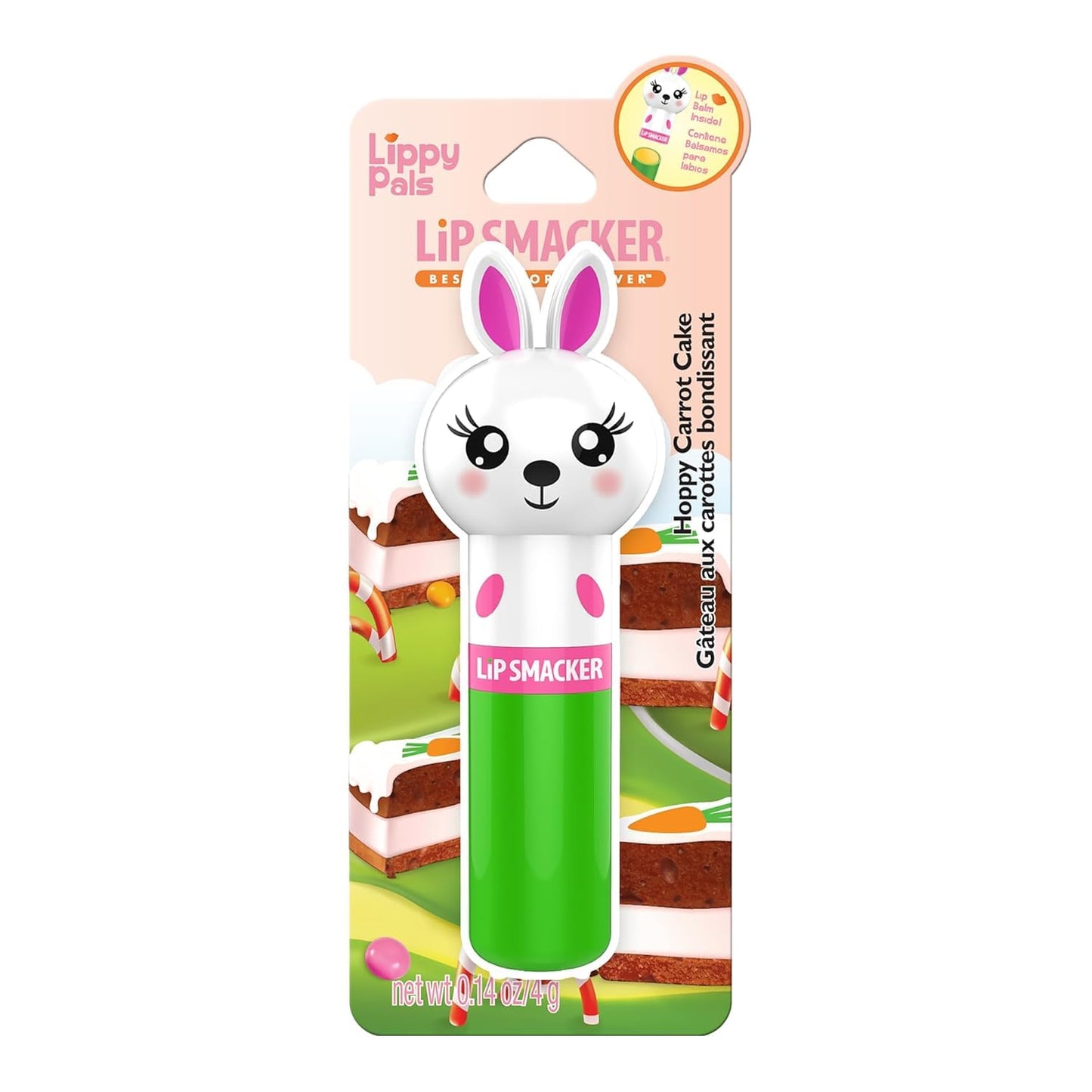 Lip Smacker Lip Balm,Bunny Hoppy Carrot Cake,0.14 Ounce,(Pack of 2) Beauty and Personal Care Lip Smacker Default Title