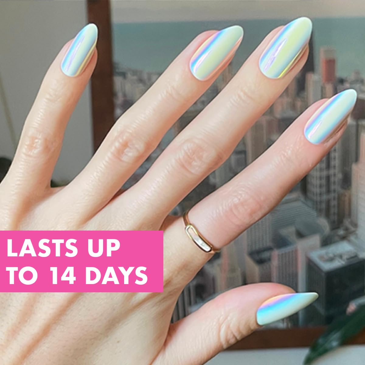 Olive & June Maximalist Instant Mani Press-On Nails (Glue) | 42 Fake Nails, 21 Sizes | Non-Toxic, Long-Lasting Big, Bold Gorgeous Realistic Look | Beauty & Personal Care Olive & June