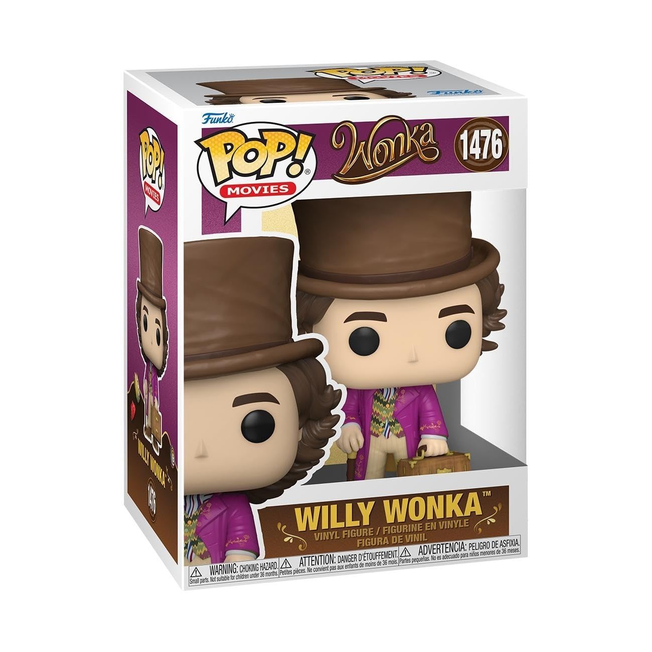Funko POP! Movies: Wonka - Willy Wonka - Collectable Vinyl Figure - Gift Idea - Official Merchandise - for Kids & Adults - Movies Fans - Model Figure…