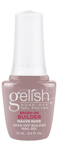 Gelish TPO-Free Soak-Off Brush-On Builder - Mauve Nude, 15 mL Beauty & Personal Care Gelish