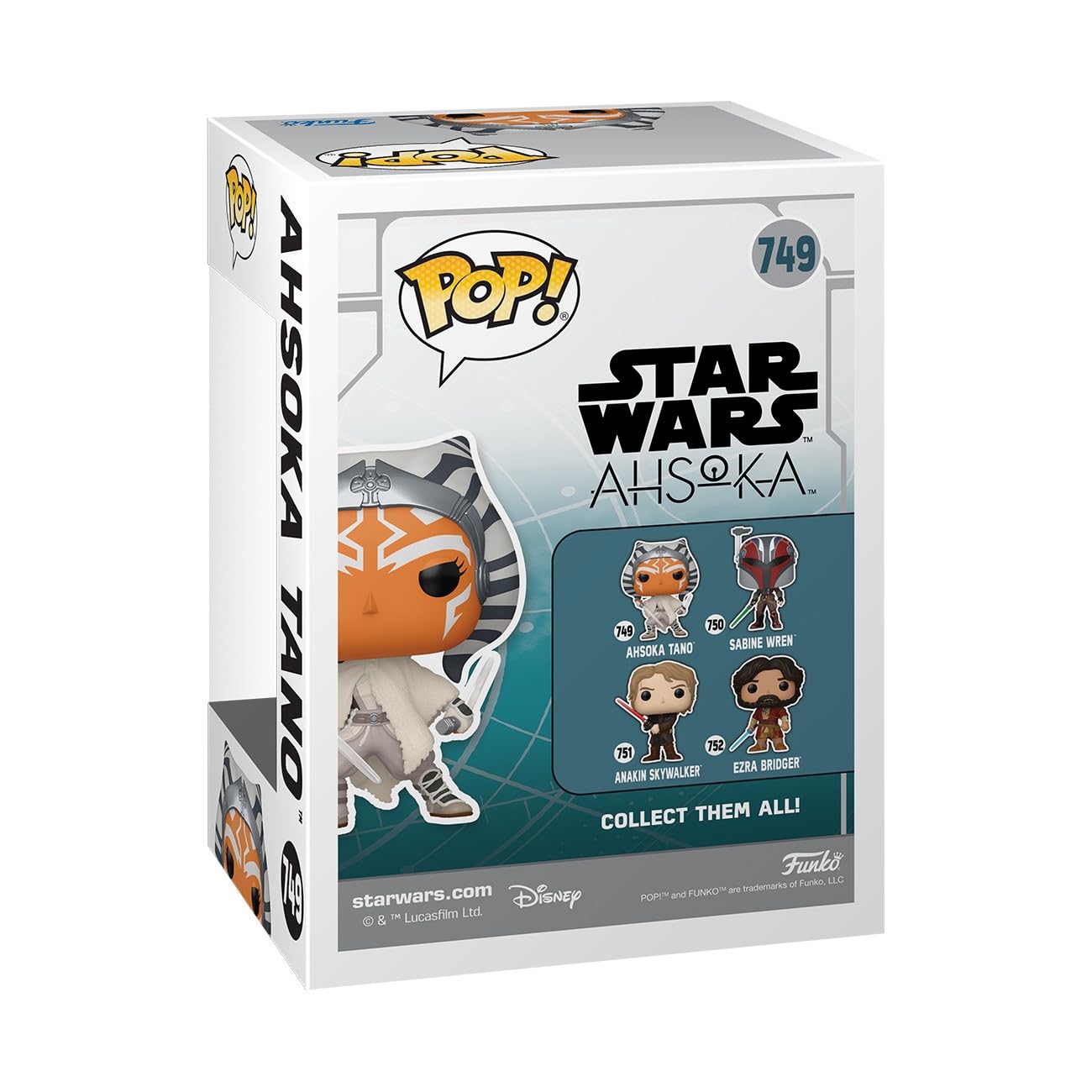 Funko POP Star Wars: Ahsoka Tano - Star Wars Ahsoka - Collectable Vinyl Figure - Gift Idea - Official Merchandise - for Kids & Adults - TV Fans…