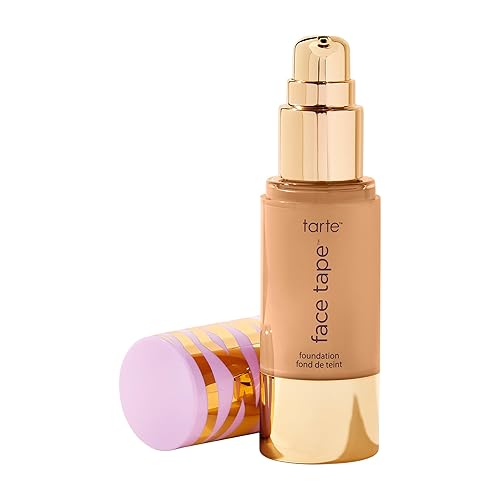 Tarte Face Tape Foundation - Coverage Matte Finish Foundation with Snow Mushroom & Hyaluronic Acid for Hydration, Waterproof, Vegan & Cruelty-Free