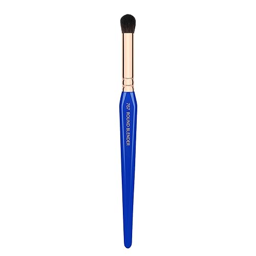 Bdellium Tools Professional Makeup Brush - Golden Triangle 767 Round Blender - With All Vegan and Soft Synthetic Fibers, For Blending & Smoothing