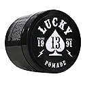 Lucky 13 Barber Supplies Original Hair Pomade | High Hold | High Shine | Water Based | Mai Tai Scent, 4oz