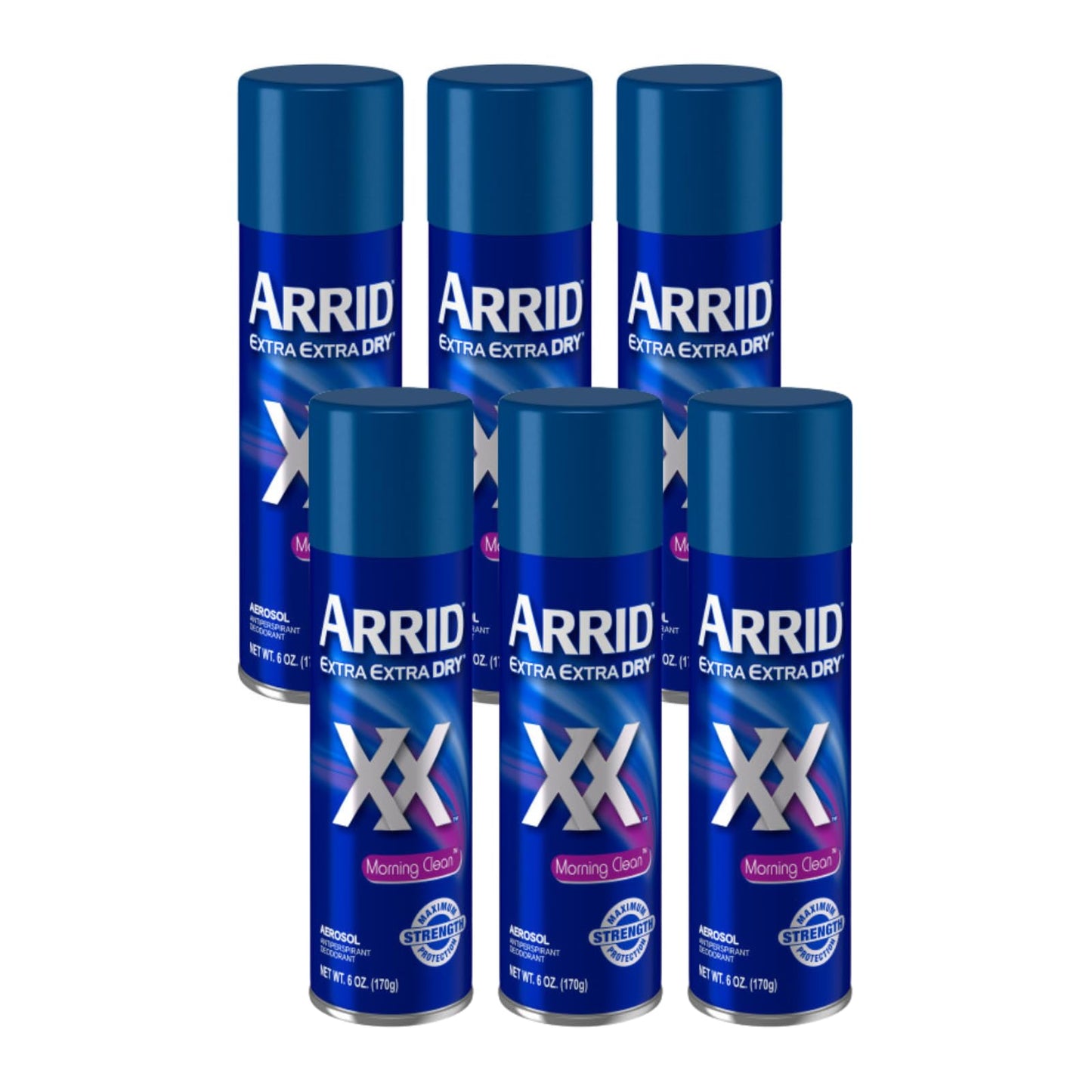 Arrid XX Anti-Perspirant Deodorant Spray, Morning Clean 6 oz (Pack of 6) Beauty and Personal Care Arrid