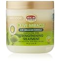 African Pride Olive Miracle Anti-Breakage Creme 6oz Jar (2 Pack)