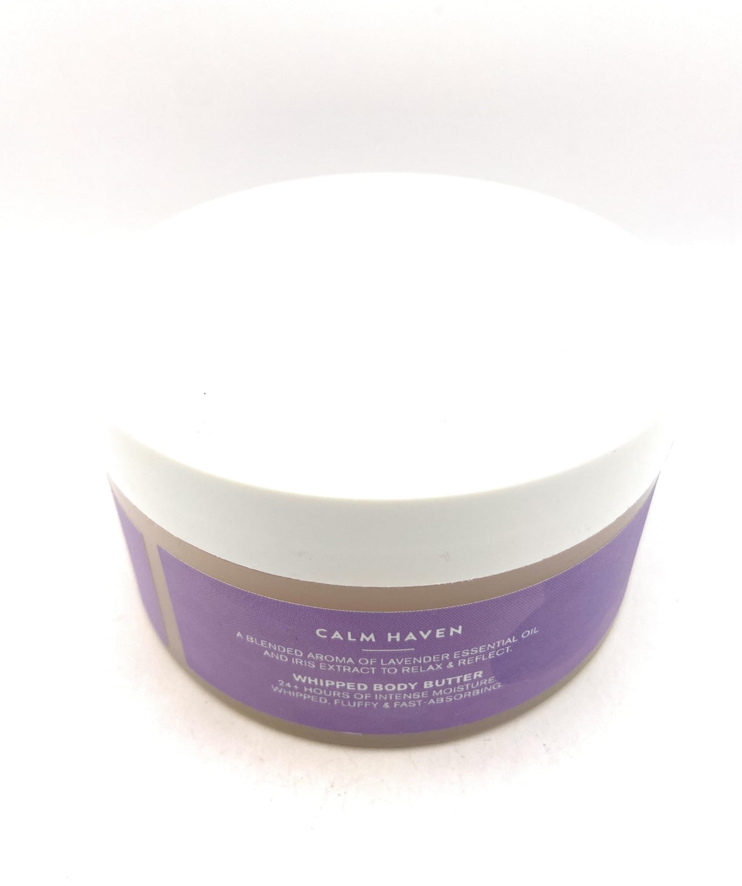 Bath and Body Works Calm Haven Lavender & Iris Whipped Body Butter Made With Shea Butter, Coca Butter & Coconut Oil - 6.5 oz / 185 g