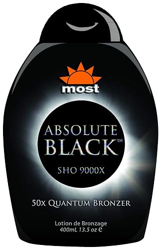 2010 Most Products - Absolute Black 50x Bronzer Tanning Lotion 13.5 oz.