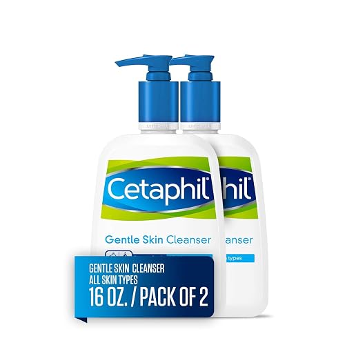 Cetaphil Gentle Cleanser, 16 Fl Oz (Pack of 2)