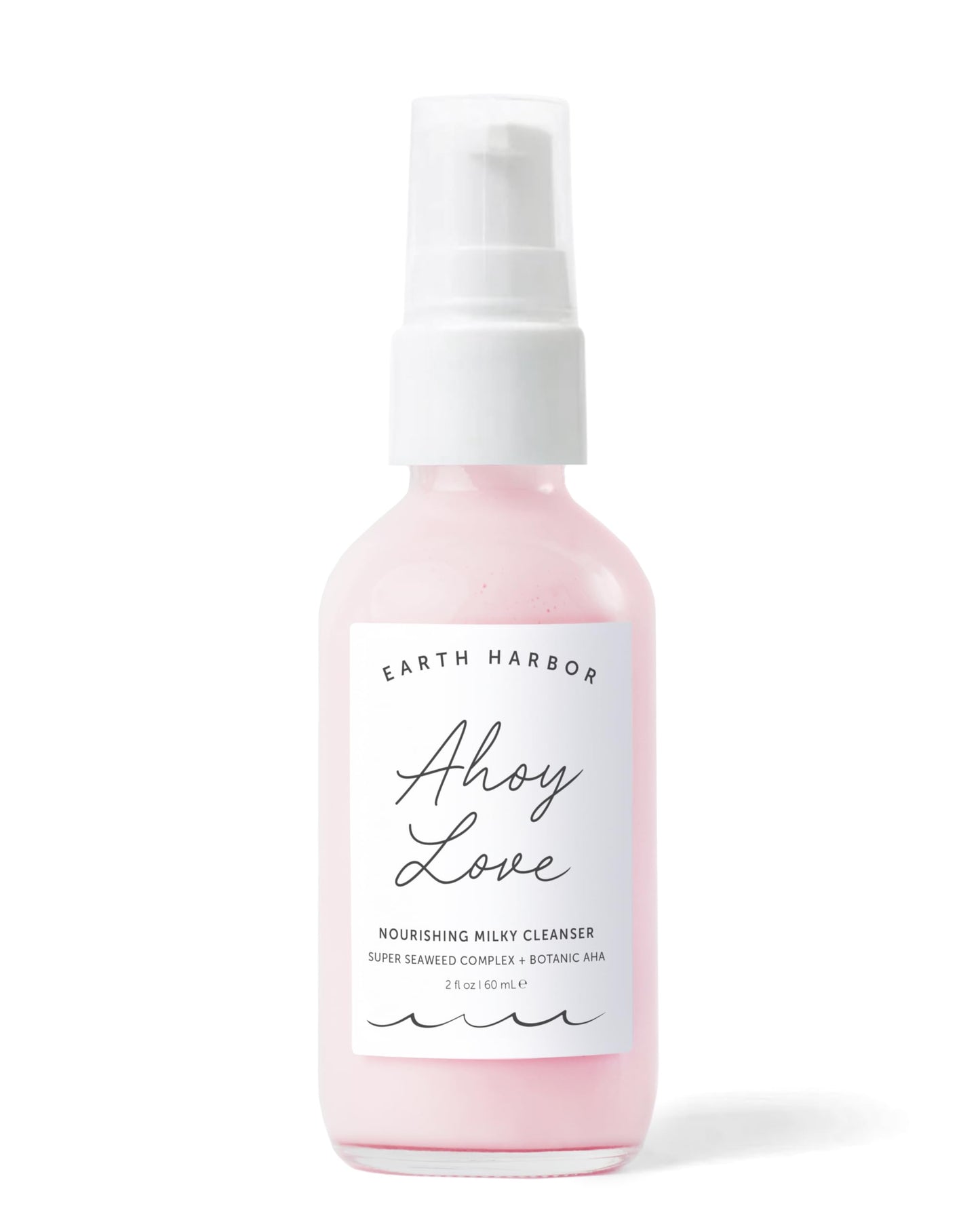 Earth Harbor Ahoy Love Nourishing Cream Cleanser, Gentle Facial Care, Milky Face Wash for Women and Men, Daily Skin Care Formula for Dry & Sensitive
