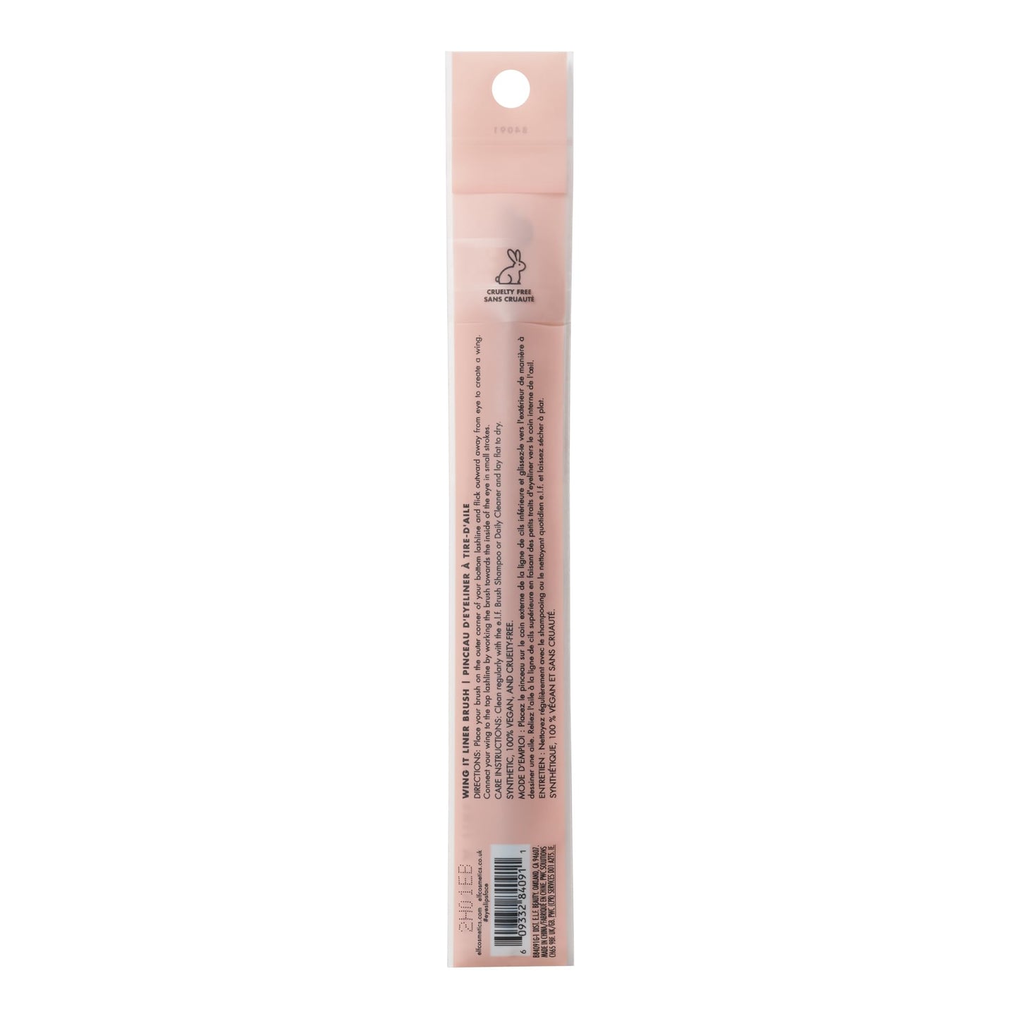 e.l.f. Wing It Liner Brush, Curved Eyeliner Brush For Creating a Precise Winged Look, Made With Synthetic Bristles, Vegan & Cruelty-Free