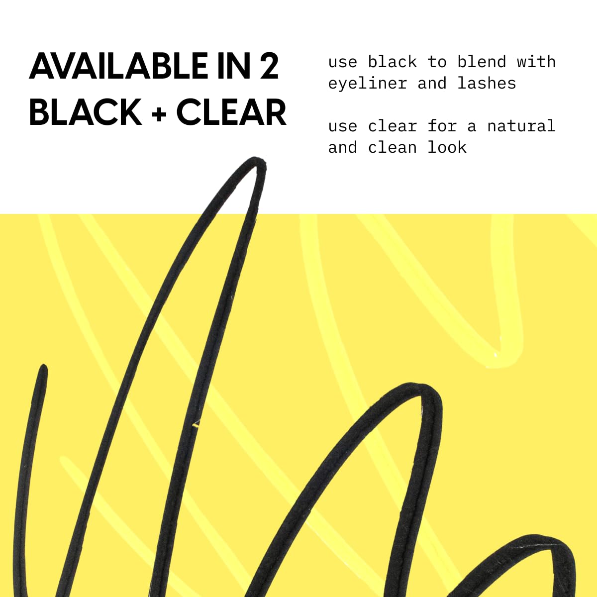 Kara Beauty Magic Liner 2-in-1 Liquid Eyeliner & Eyelash Adhesive - Clear Felt Tip, Waterproof Eyeliner Tool for Natural Look Lashes - Smudge-Proof