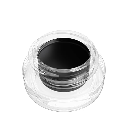 Sistar Gel Pot Liner Ultra Smooth Eyeliner Silky Intense Black Glitter and Dark Brown (Ultra Black)