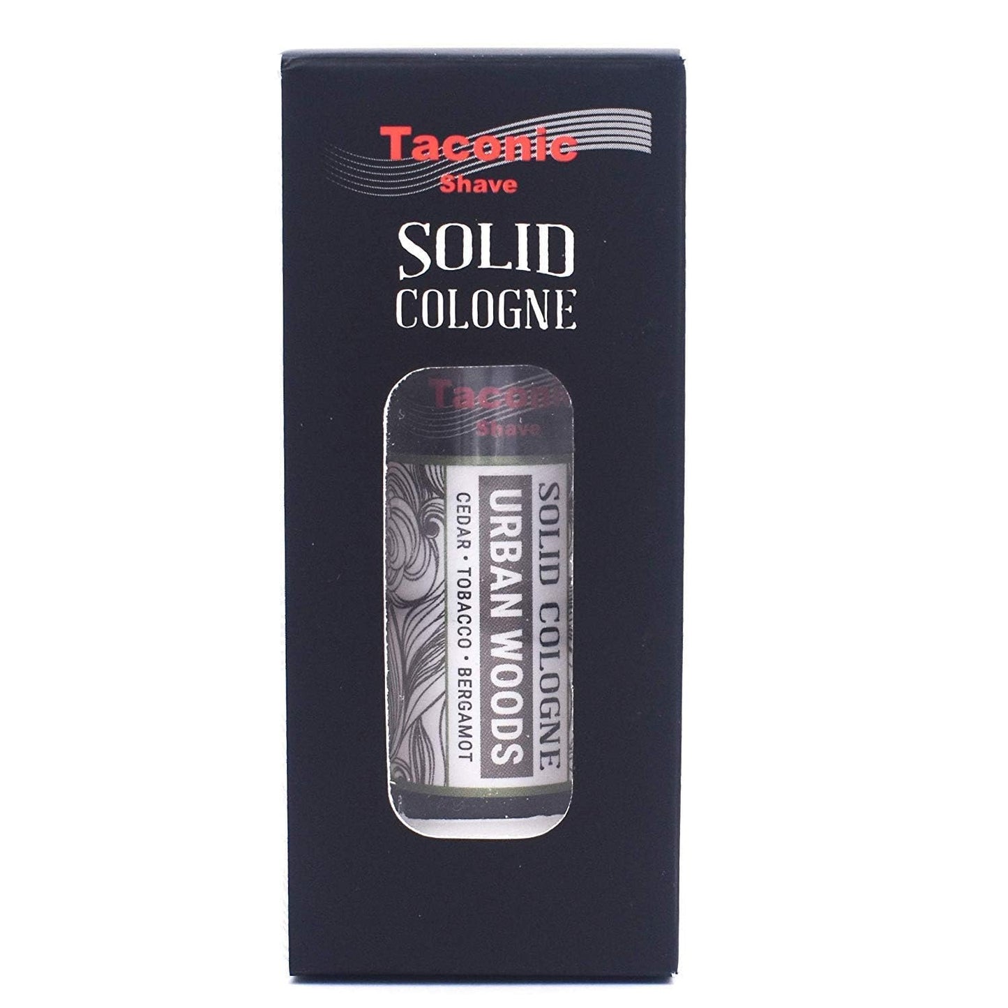 Taconic Shave All-Natural Urban Woods Scent Men's Solid Cologne - Portable and Easy to Apply - Artisan Made in the USA