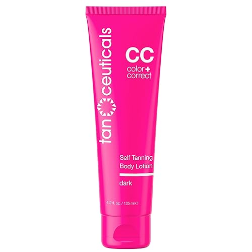 Tanceuticals Self Tanner - Dark Self Tanning Lotion for Body - Gives Natural Looking & Long Lasting Sunless Tan - Quick Fake Tan, Bronze Glow - Fresh