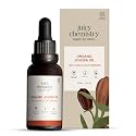 Juicy Chemistry Organic Jojoba Oil, 30 Ml Pure, Cold Pressed & Virgin Carrier Oil For Skin, Hair & Cuticles Naturally Rich In Vitamin E & Ceramides