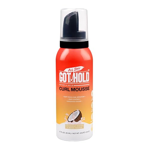 ALL DAY GOT HOLD Hait styling Curl Mousse 2.7fl.oz/80ml