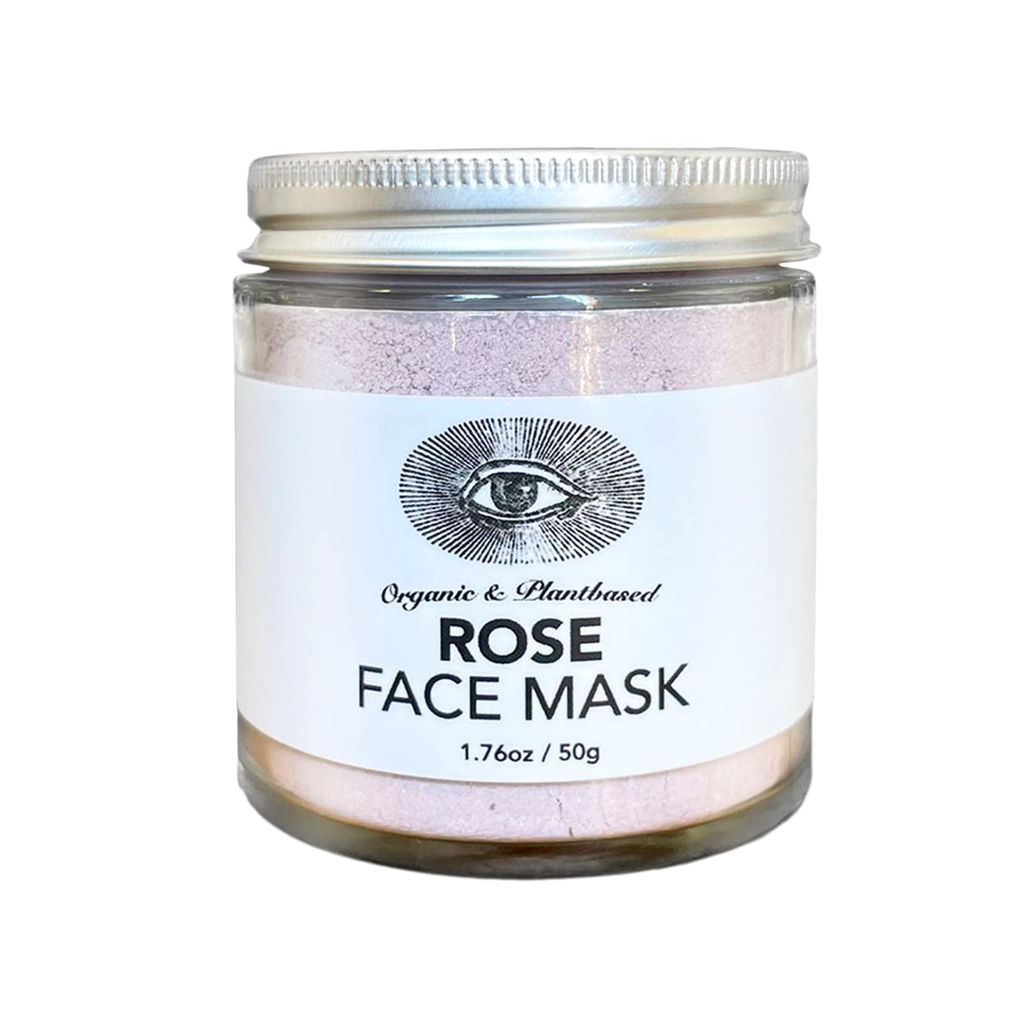 Anima Mundi Apothecary Rose Clay Mask - With Rose, Hibiscus & Mangosteen Powder - Hydrating & Purifying Mask with Soothing White Kaolin Clay + Aloe
