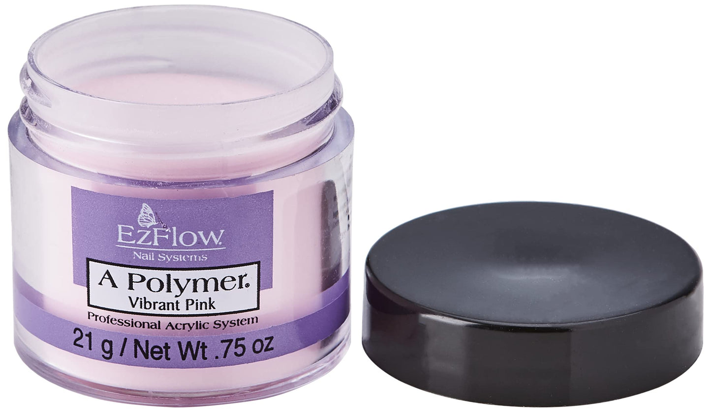 EZ Flow A Polymer Vibrant Pink False Nails, 0.75 Ounce Beauty & Personal Care EzFlow