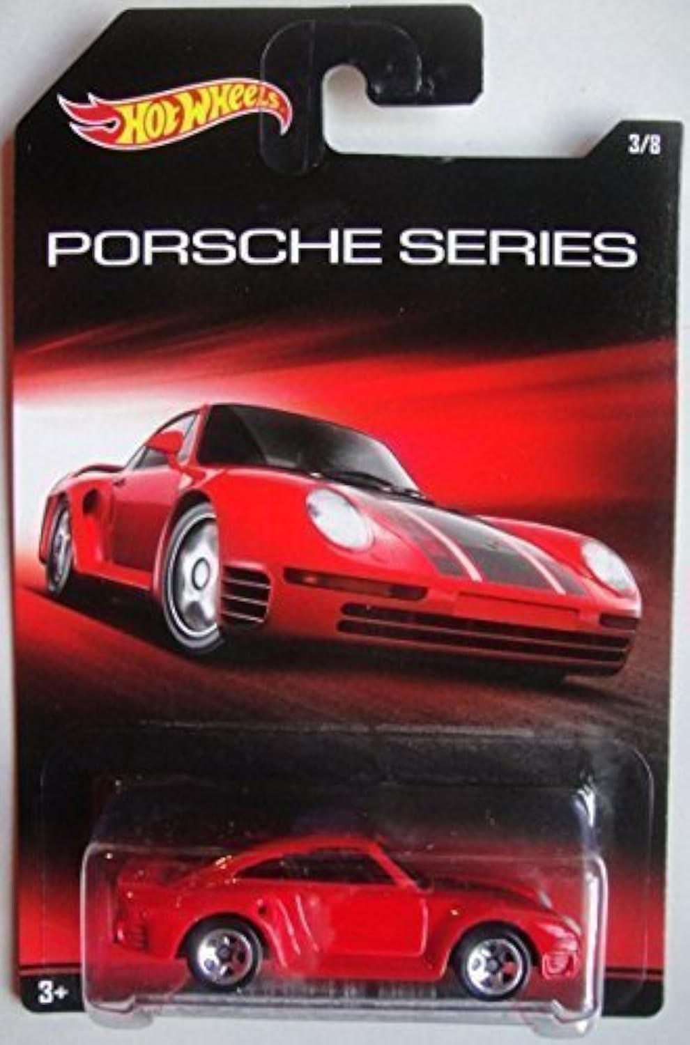 Hot Wheels RED Porsche 959 2016 Porsche Series Limited Edition 1:64 Scale Collectible Die Cast Metal Toy Car Model