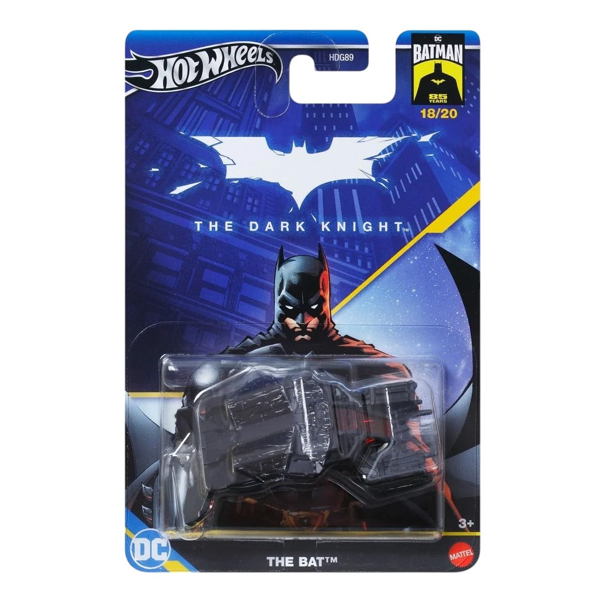 Hot Wheels Batman Die-Cast Vehicle Collection, 5-Pack Bundle, DC Comics HDG89-956M Mix 4 2024