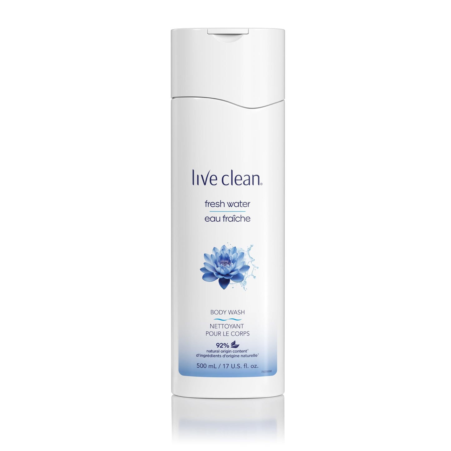Live Clean Body Wash, Hydrating Fresh Water, 17 Oz