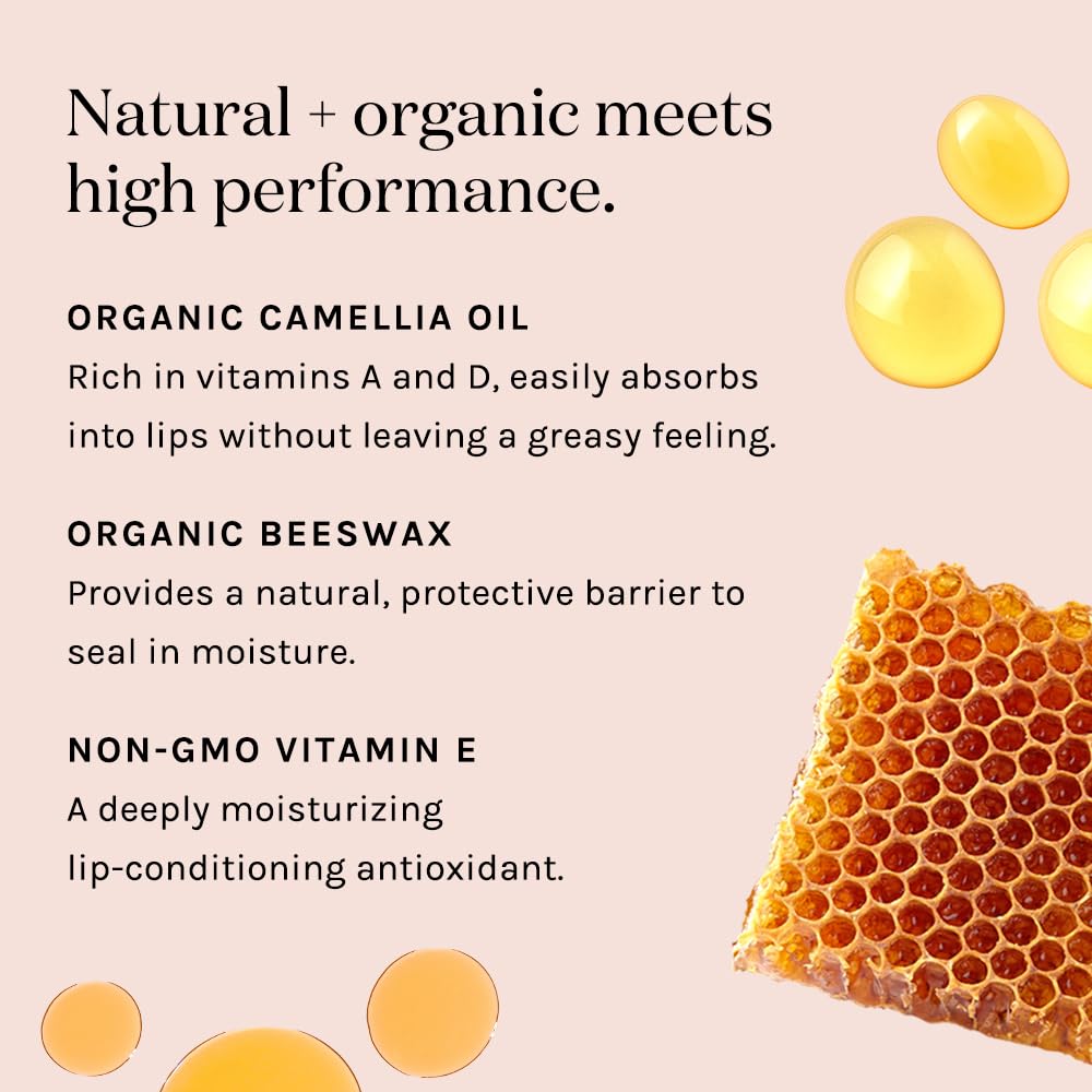 Kari Gran Lip Whip - Moisturizing Lip Balm with Organic Oils - Glossy Sheen + Peppermint - Rich Buttery Texture, Hydrates & Protects - Non-GMO Beauty and Personal Care Kari Gran