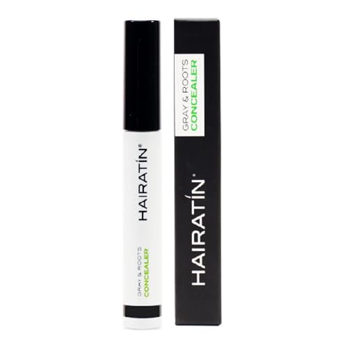 Hairatin Root Touch Up - Quick and Easy Application with Anti-transfer Technology for Better Concealing and Darkening of Gray Spots, and Maintains