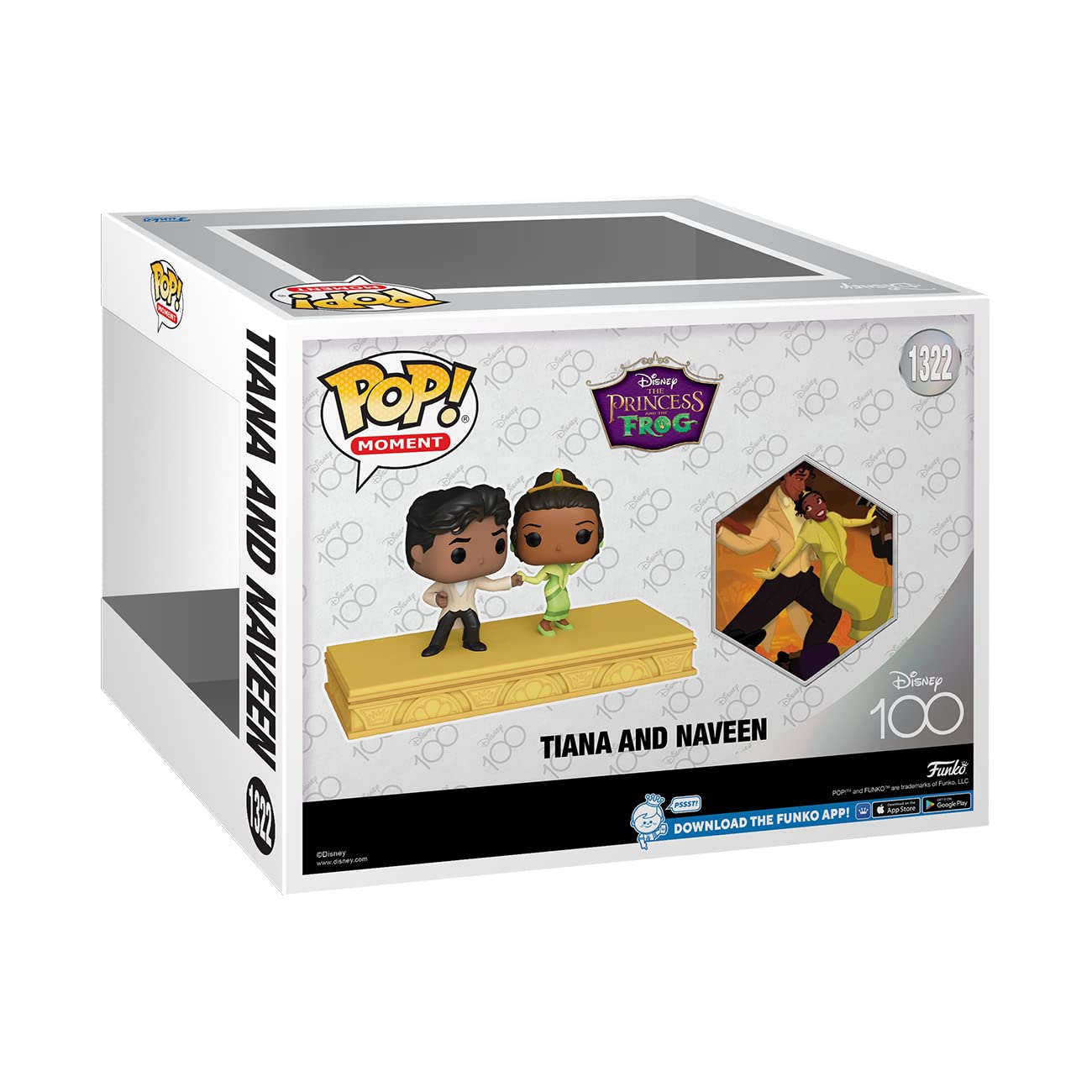 Funko POP! Moment: Disney 100 - Tiana and Naveen Dancing - Collectable Vinyl Figure - Gift Idea - Official Merchandise - for Kids & Adults - Movies…