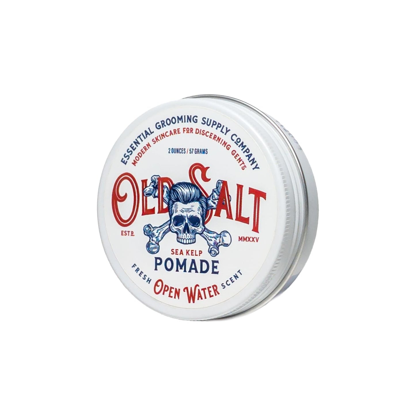 Open Water Trio - Old Salt Grooming Supply - Beard Oil, Pomade and Bar Shampoo Set with Undaria Sea Kelp - Handcrafted, Natural, No Harsh Chemicals