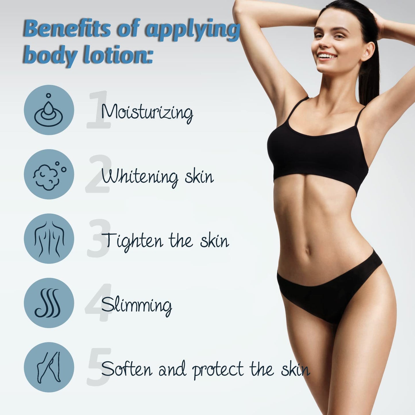 Yiesoum Back Lotion Applicator and Massager by Body Long Handheld self-Handhled Easy Reach for Sunscreen, Cream, Shower Gel on Back, Legs and Feet