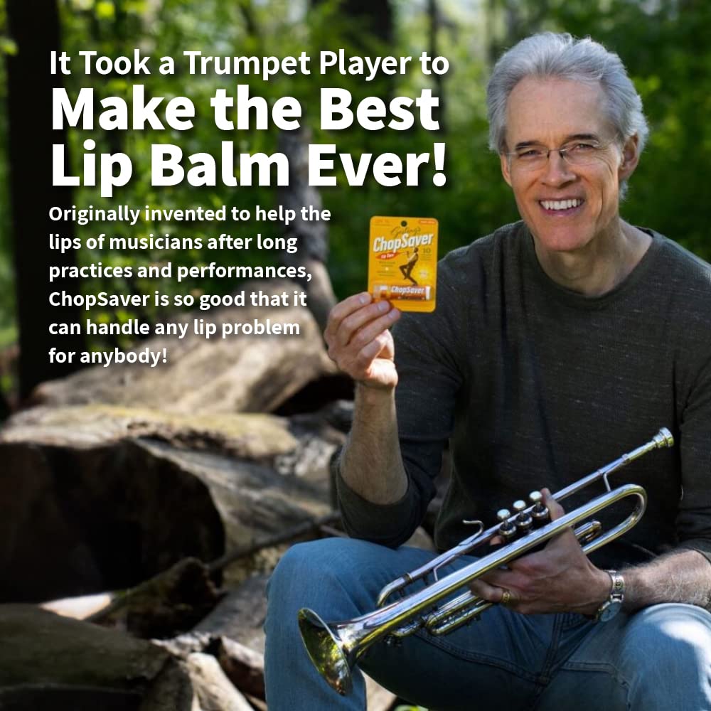 Goslings Original ChopSaver SPF 15 Lip Care, All Natural Lip Balm with SPF, Chapstick for Musicians and More, Effective Relief for Dry, Cracked Lips